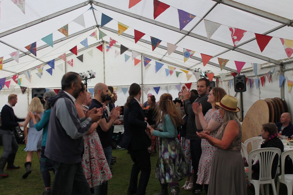 live Irish band at wedding in Wales